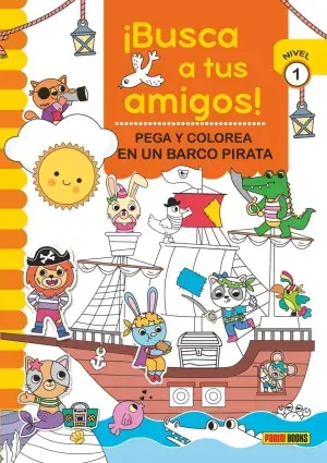 ¡Busca a Tus Amigos! Pega y Colorea en un Barco Pirata Súper Precio