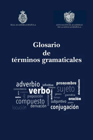 Novedad Glosario de términos gramaticales