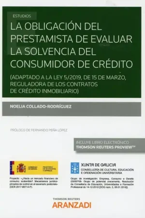 Venta Final La obligación del prestamista de evaluar la solvencia del consumidor de crédito